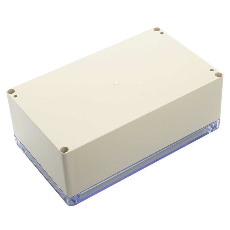 LeMotech ABS Plastic Junction Box Dustproof Waterproof IP65 Electrical Enclosure Box Universal Project Enclosure Grey with PC Transparent Clear Cover 7.9 x4.7 x2.9 inch(200 x120 x75 mm) - Image 3